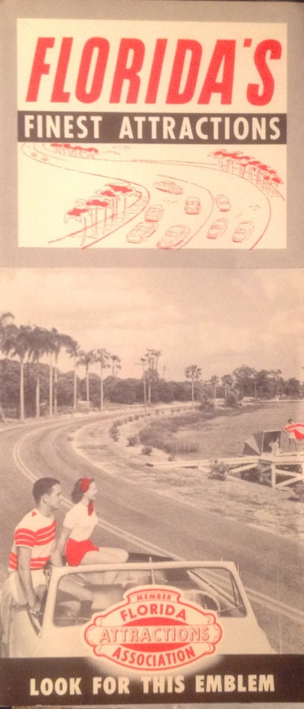 The map for the Florida Attractions Association has been produced for many years and was distributed at each member attraction in addition to welcome centers and brochure racks.